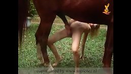 Take a Ride on this Big Horse Cock and Feel the Tightness of Her Pussy!